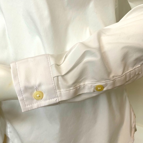 Banana Republic White Blouse Long Sleeved - Picture 4 of 11
